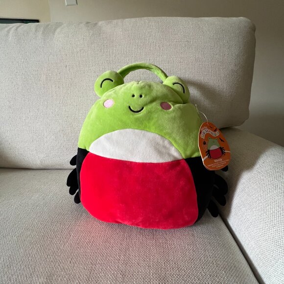 Squishmallows Treat Pail - Wendy The Frog Disguised as a Spider Discontinued 12" - Picture 6 of 7